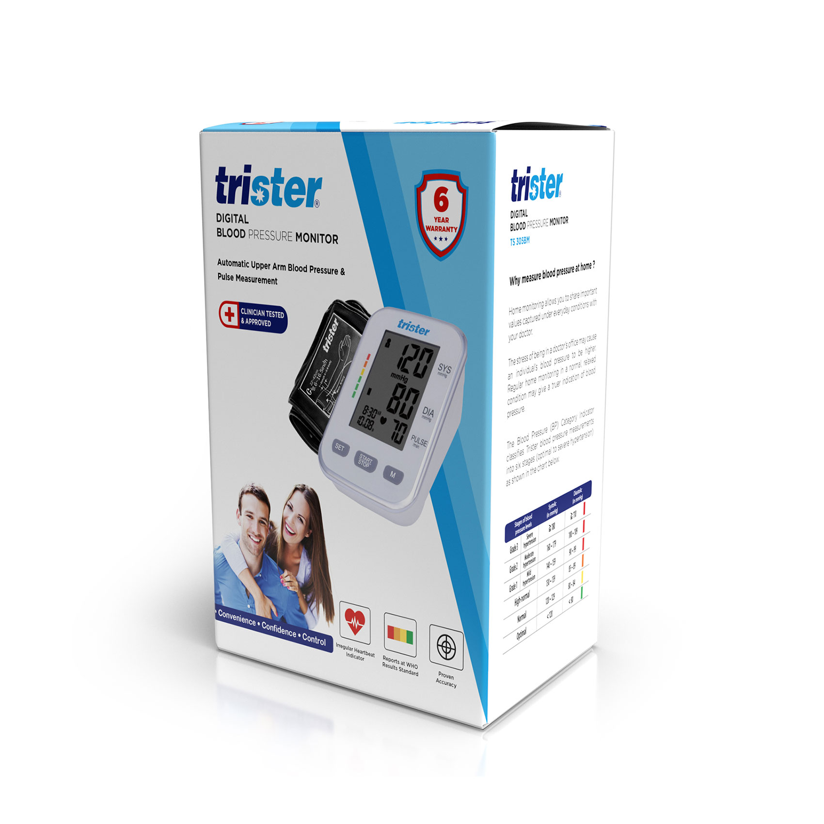 Blood Pressure Monitor (Oscillographic) TS305BM Health, Beauty